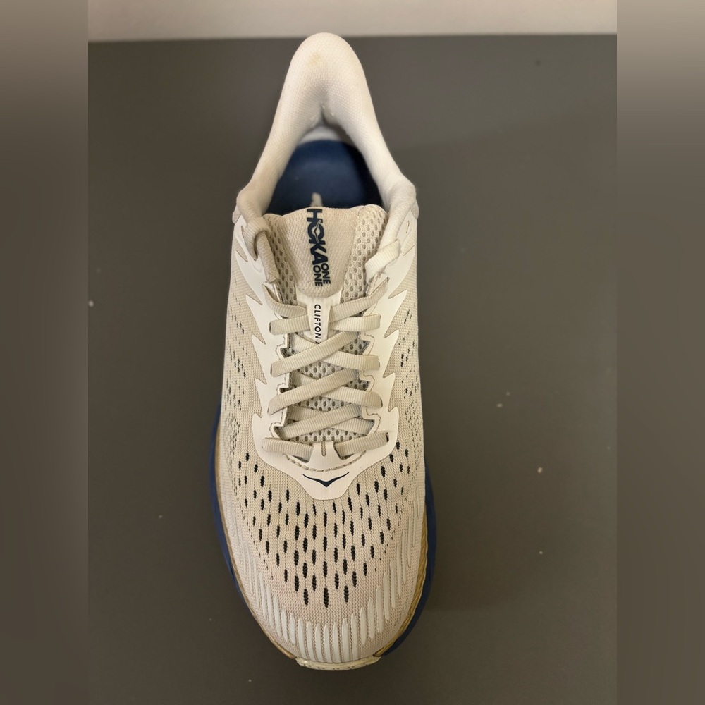 Hoka One One Clifton 7 1110509/TVID Running Shoes For Woman’s Size US 8 Cream - Picture 10 of 14